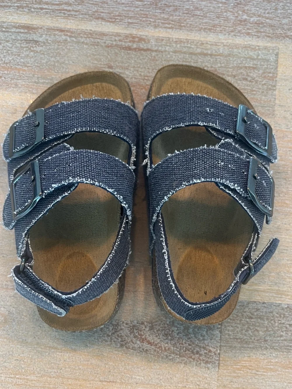 Baby Gap Navy Buckle Toddler Sandal Strap Adjustable 5T/6T Summer Shoe Slip On